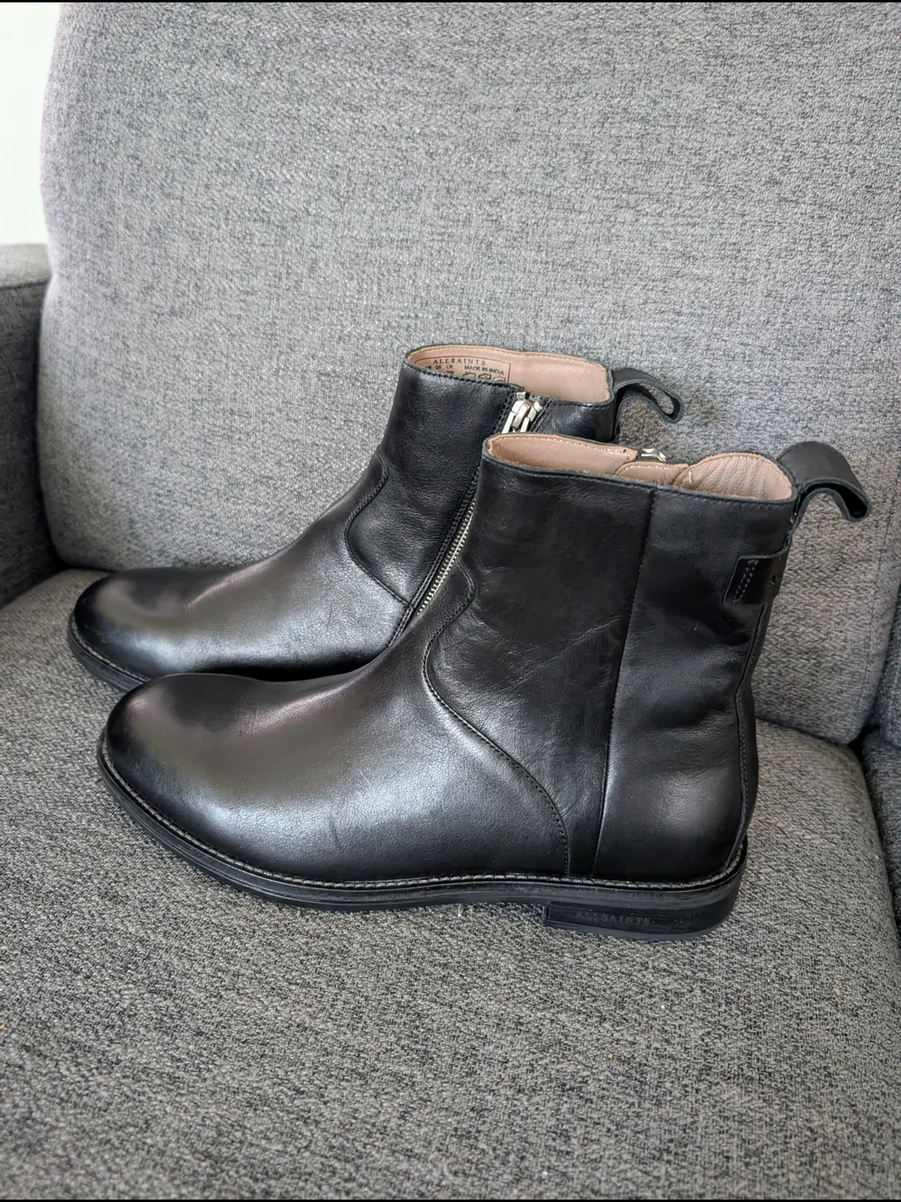 ALLSAINTS  hollow zip boot